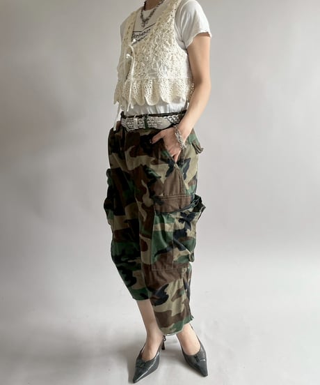 【RE;CIRCLE】RE Crochet Short Vest / 250515-006