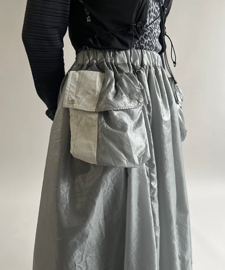 【RE;CIRCLE】 Re Parachute Skirt Long / 250306-002