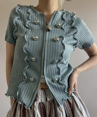 【RE;CIRCLE】 RE Napoleon Knit Top / 260514-019