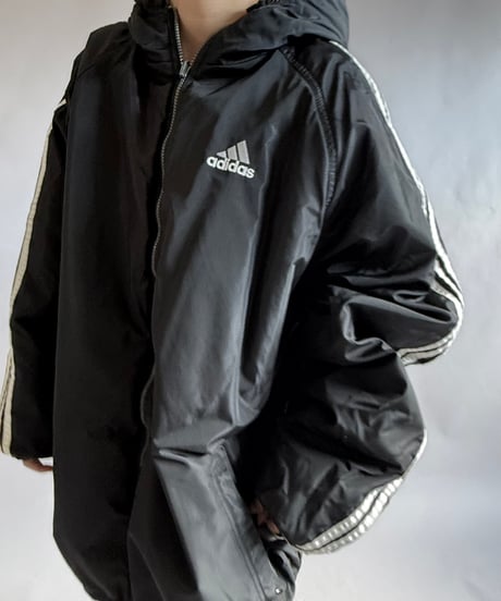 【USED】 90's adidas Reversible Nylon Jacket  /241223-013