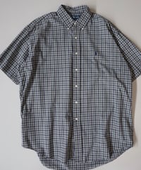 【USED】 Ralph Lauren Plaid S/S Shirt②/220613-015