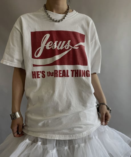 【USED】 S/S He's the real thing T-shirt / 230603-005