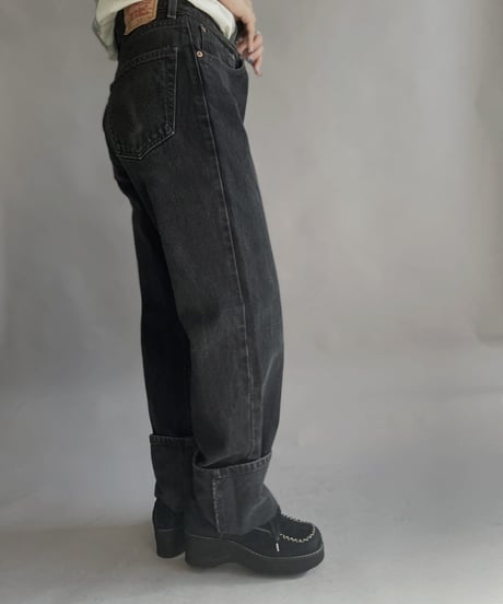 【USED】 Levi's 550 Denim Pants Black / 230204-019