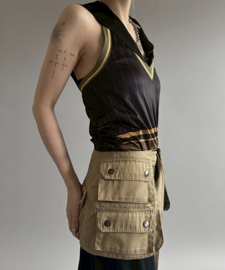 【RE;CIRCLE】  RE Fishing Vest Belt Bag / 260601-008