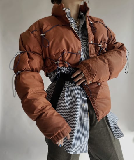【RE;CIRCLE】 RE Draw Code Short Down Jacket + Sacosh / 230126-008