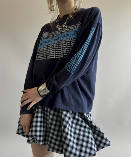【USED】 Made In USA Hanes HONDA L/S Tee / 260418-009