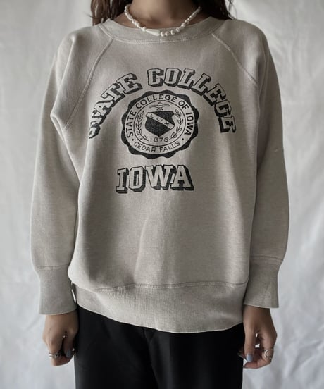 【USED】   Champion  Runners tag Vintage Sweat IOWA/211102-027