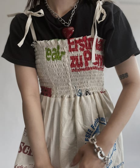 【RE;CIRCLE】 RE Eco-Friendly Bag Camisole One-piece / 220804-028