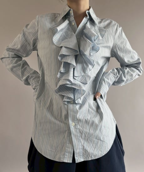 【USED】 Ralph Lauren Frill Shirt / 260321-005