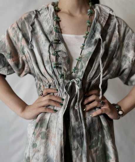 【RE;CIRCLE】  RE Tie-dyed Medical S/S Gown③/20210819-037