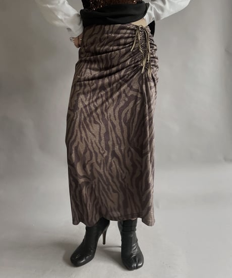 【USED】 Glitter Long Skirt / 230401-036
