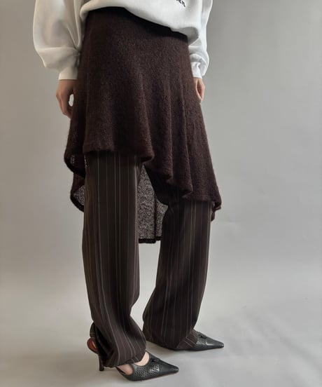 【USED】  Stripe slacks / 250927-004