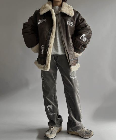 【Mashup Products】  Mouton Jacket/  240217-017