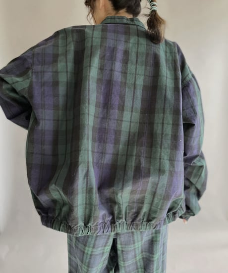 【USED】 POLO Ralph Lauren Zip-up Checked Jacket / 230114-005
