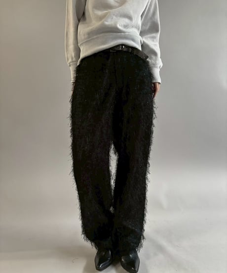 【USED】 STUDIO XTC Sheer Fringe Design Lame Pants / 260104-015