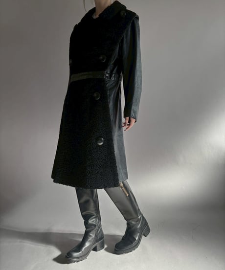 【USED】 Design Leather Coat / 260131-009