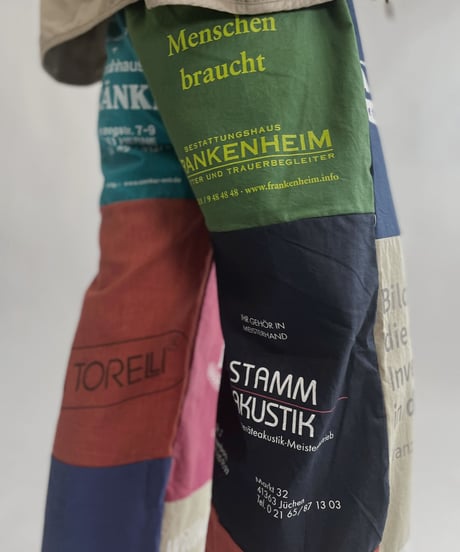 【RE;CIRCLE】 RE Eco-Friendly Bag Pants Navy Blue / 220804-013