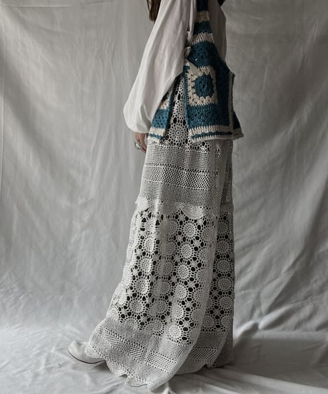 【RE;CIRCLE】 RE Granny × Crochet N/S Gown③/211014-017