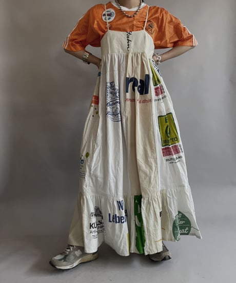 【RE;CIRCLE】RE Eco-Friendly Bag Camisole Long One-piece / 230525-014