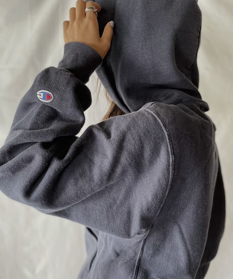 【USED】   Champion Reverse Weave Hoodie NEWPORT/211007-025