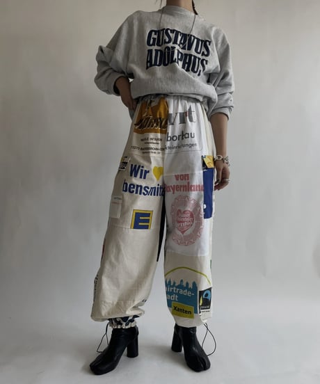 【RE;CIRCLE】 RE Eco-Friendly Bag Draw Cord Pants / 220825-022