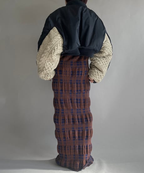【RE;CIRCLE】 RE MA1 × Alan Knit Short Jacket / 241219-005