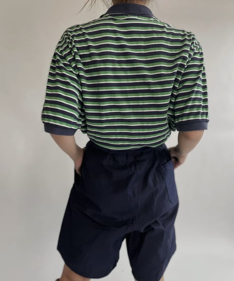 【USED】  Polo Ralph Lauren Striped Polo Shirt / 220730-013