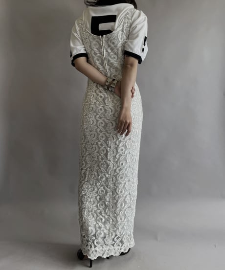 【USED】 Flower Pattern Spangle One-piece / 230506-007