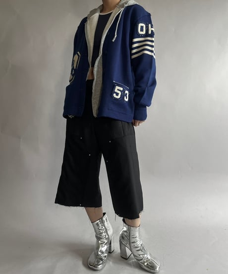 【USED】 Vintage Wool Lettered Cardigan/250118-018