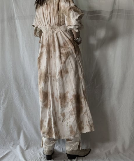 【RE;CIRCLE】 RE Medical Tie Dye S/S Gown④/210613-016