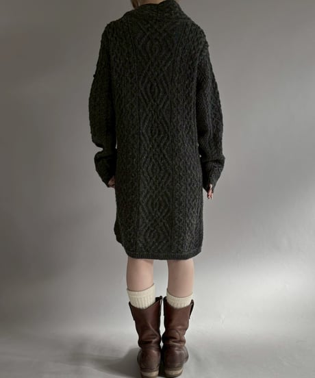 【USED】 Zip Design Long Knit Top / 260124-013