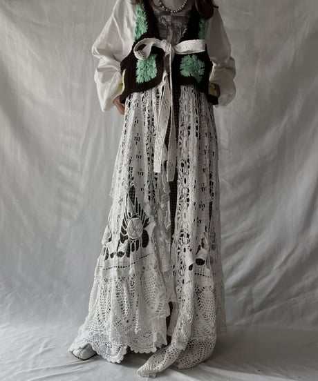 【RE;CIRCLE】 RE Granny × Crochet N/S Gown②/211014-016