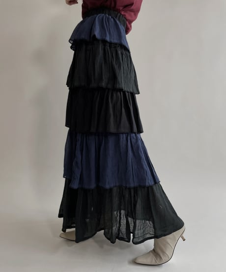 【RE;CIRCLE】 RE Indian Cotton Skirt / 220503-001