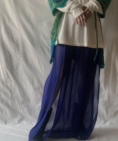 【USED】 See-through Long Skirt/210303-029