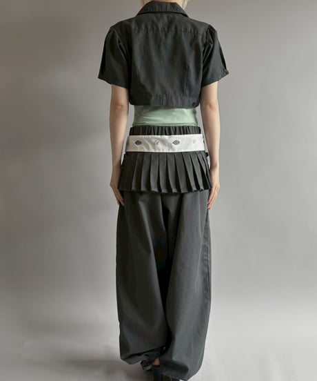 【Chinatsu Aoyama】 RE Makers Shirt Charcoal / 260702-024