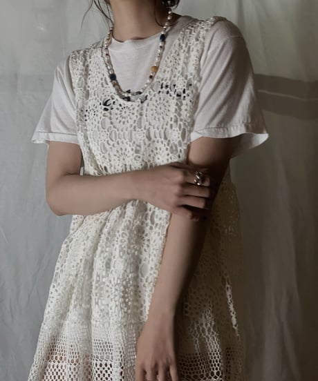 【RE;CIRCLE】 RE Lace N/S One-piece②/210714-007