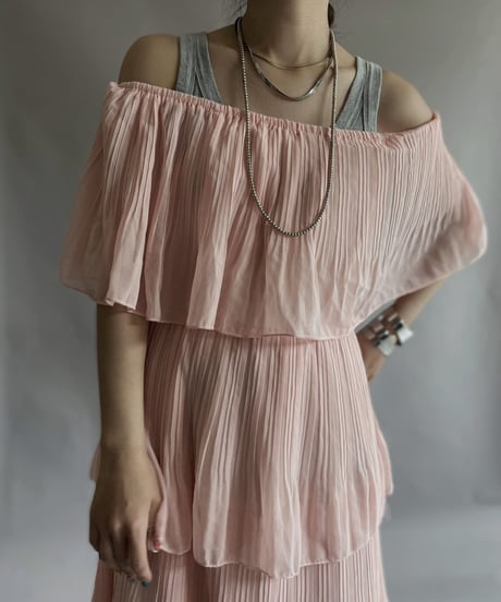 【USED】  S/S Poly One-piece / 230408-030