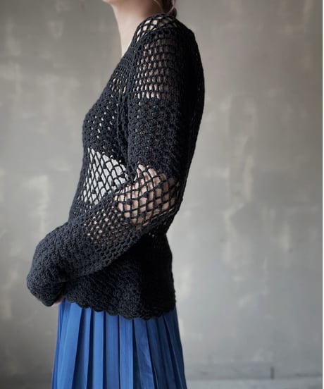【USED】Crochet L/S Top/ 220319-017