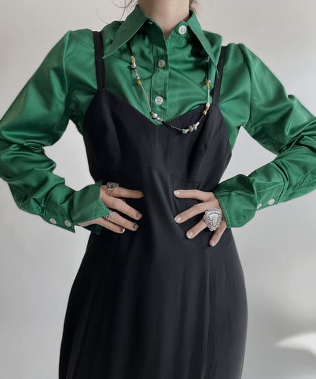 【USED】 Poly Camisole One-piece ⑤ / 220409-012