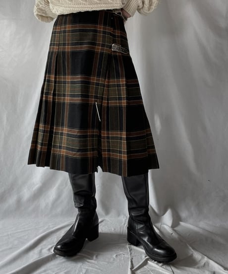 【USED】 Kilt Skirt/220102-025