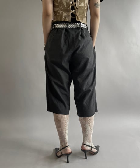 【USED】 Lauren Ralph Lauren Cut Off Suit Shorts /250215-014