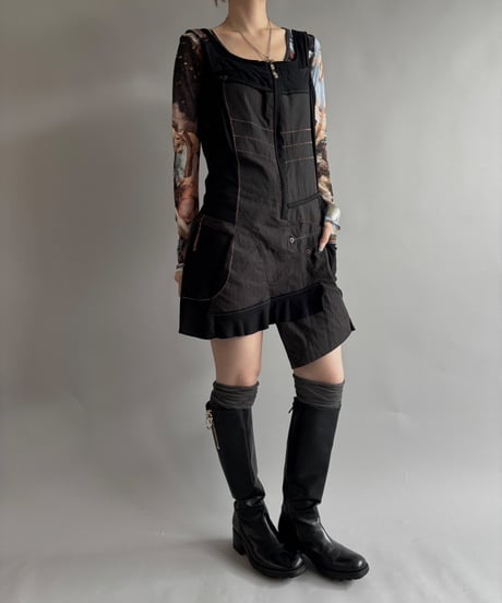 【USED】 Angel Pattern Sheer Top /250927-017