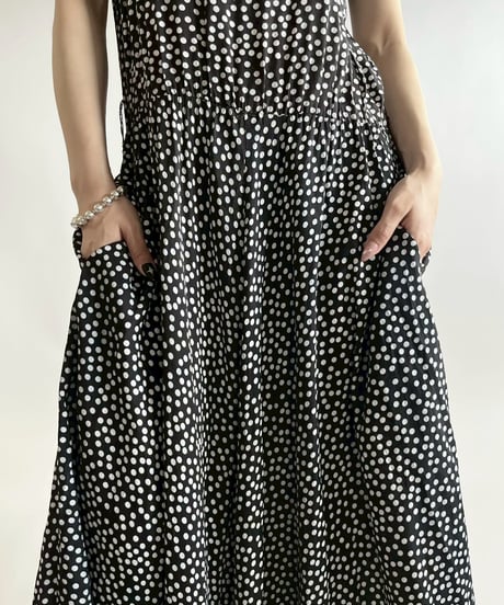 【USED】 Dot Pattern N/S Long One-Piece /250419-005