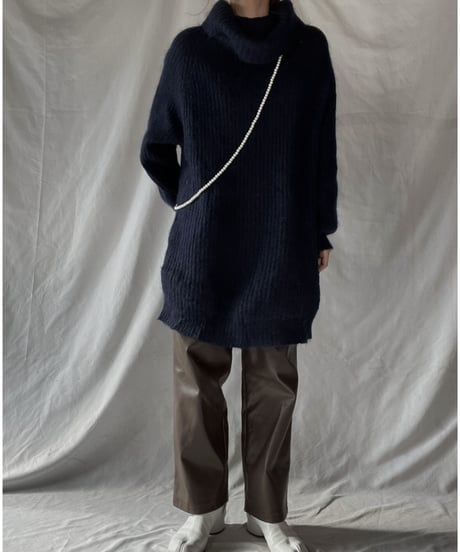 【USED】    Mohair Knit Top③/211216-004