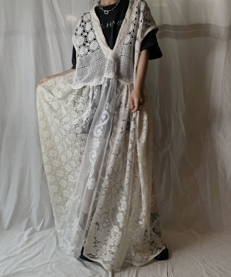 【RE;CIRCLE】 RE Lace N/S One-piece⑥/210714-010