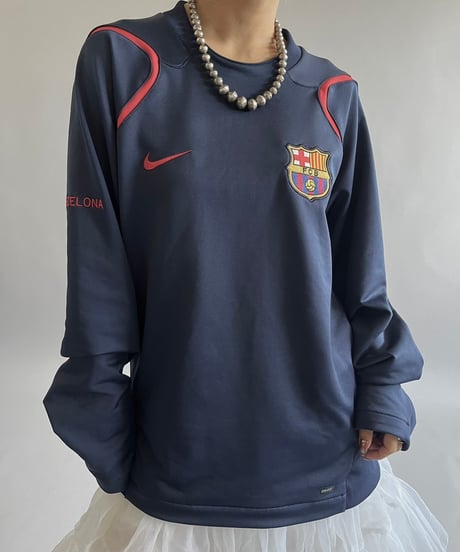 【USED】 Nike BARCELONA Soccer Shirt /240831-021