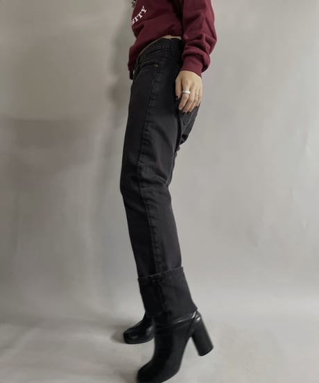【USED】   Levi's Denim Pants 501 Black / 221203-006