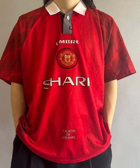 【USED 】UMBRO MANCHESTER UNITED Soccer Shirt /240603-025