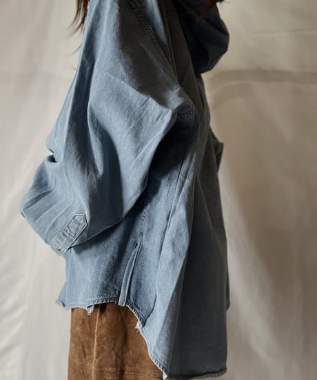 【RE;CIRCLE】 Remake Denim Mexican Parker①/210906-012