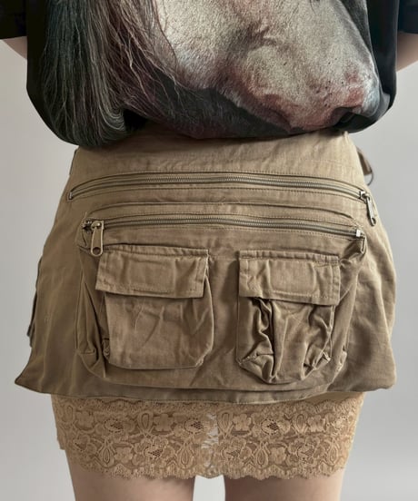 【RE;CIRCLE】  RE Fishing Vest Belt Bag / 260601-007